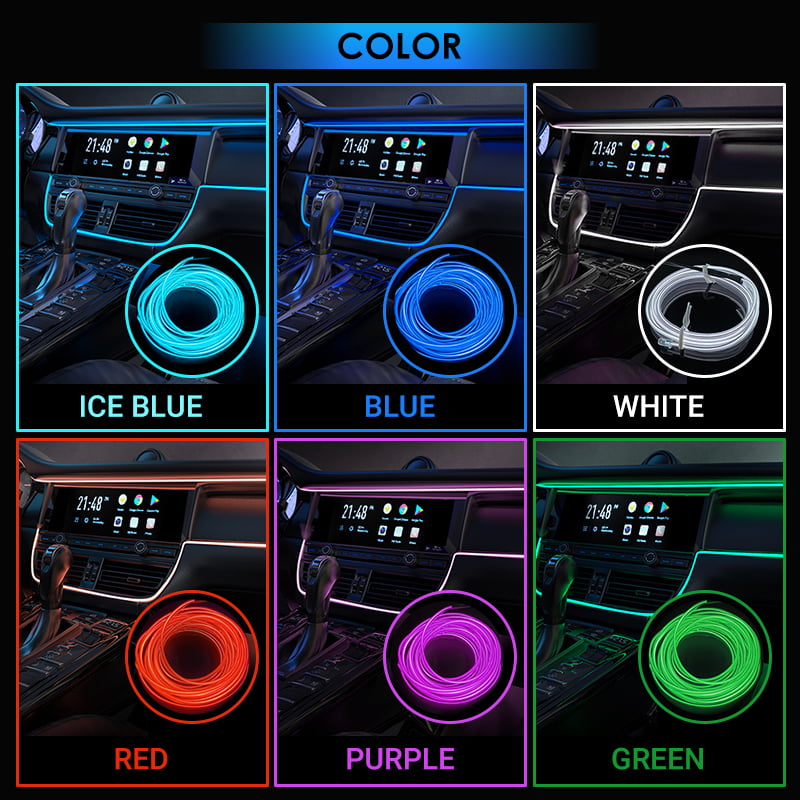 🥳2026 HOT SALE🥳💞50K+ SOLD! 🚗💡 50% OFF! Car Interior LED Strip Atmosphere Lights – Ultra‑thin, multi‑colour & easy install. 3m/5m/7m options – transform your cabin with a single plug! ✨🎨
