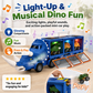 🥳2026 HOT SALE🥳💞50K+ SOLD! 🦕🚚 50% OFF! Interactive Dinosaur Transporter – Launch mini cars with press of a button! Lights, music & storage for 3 cars – endless prehistoric adventure! 🎵✨