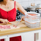 🥳2026 HOT SALE🥳💞50K+ SOLD! 👀📦 50% OFF! Clear Fridge Storage Container with Lid – Transparent walls for easy visibility, stackable design saves space. 3 sizes available – keep your fridge tidy & organised! 🧊✨