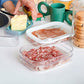 🥳2026 HOT SALE🥳💞50K+ SOLD! 👀📦 50% OFF! Clear Fridge Storage Container with Lid – Transparent walls for easy visibility, stackable design saves space. 3 sizes available – keep your fridge tidy & organised! 🧊✨
