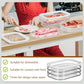 🥳2026 HOT SALE🥳💞50K+ SOLD! 👀📦 50% OFF! Clear Fridge Storage Container with Lid – Transparent walls for easy visibility, stackable design saves space. 3 sizes available – keep your fridge tidy & organised! 🧊✨
