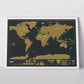 🥳2026 HOT SALE🥳💞50K+ SOLD! 🗺️✈️ 50% OFF! World Map Travel Journal – Scratch‑off layer to mark every country you’ve visited. A fun, interactive wall art that becomes your personal travel diary – where to next? 🌍✨