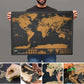 🥳2026 HOT SALE🥳💞50K+ SOLD! 🗺️✈️ 50% OFF! World Map Travel Journal – Scratch‑off layer to mark every country you’ve visited. A fun, interactive wall art that becomes your personal travel diary – where to next? 🌍✨