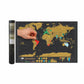 🥳2026 HOT SALE🥳💞50K+ SOLD! 🗺️✈️ 50% OFF! World Map Travel Journal – Scratch‑off layer to mark every country you’ve visited. A fun, interactive wall art that becomes your personal travel diary – where to next? 🌍✨
