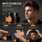 🥳2026 HOT SALE🥳💞50K+ SOLD! 🧑‍🦱💨 50% OFF! Men‘s Lightweight Strong Hold Hair Styling Clay – Strong hold, natural volume & non‑sticky finish. Easy to apply & restyle – keeps your look fresh all day! 🪞✨