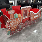 🥳2026 HOT SALE🥳💞50K+ SOLD! 🚂🎁 50% OFF! Creative Santa‘s Gift Express Train – Spacious compartments for gifts, whimsical gingerbread design. No tools needed – place under tree & watch holiday magic come alive! 🎄✨