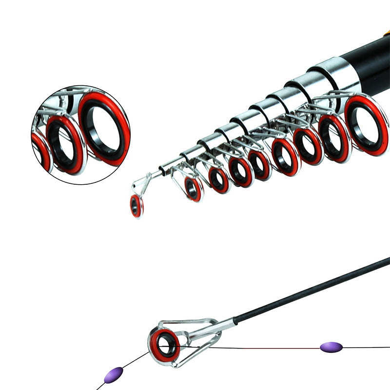 🎉 2026 Sale — Over 22,000 Sold!🎣 Complete Travel Fishing Gear Set‑Telescopic Fiberglass Rod with Storage Bag 🎒