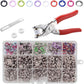 🥳2026 HOT SALE🥳💞50K+ SOLD! 🧵🛡️ 50% OFF! Rust‑Proof Snap Kit – copper snaps resist rust & fading, even in sunlight. 9.5mm size fits most DIY projects – shirts, knitwear, hats & pet clothes. A reliable tool that lasts! 🏠✨