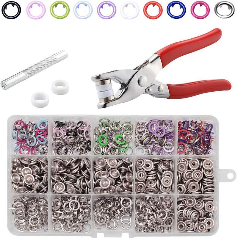 🥳2026 HOT SALE🥳💞50K+ SOLD! 🧵🛡️ 50% OFF! Rust‑Proof Snap Kit – copper snaps resist rust & fading, even in sunlight. 9.5mm size fits most DIY projects – shirts, knitwear, hats & pet clothes. A reliable tool that lasts! 🏠✨