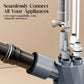 🥳2026 HOT SALE🥳💞50K+ SOLD! 🔧🚰 50% OFF! 5-Way Sink Drain Adapter – connects washing machine, dishwasher & more to one drain. Dual anti-odor valves block smells & pests. Gravity seal stops backflow – keeps your kitchen fresh & dry! 🛡️✅