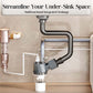🥳2026 HOT SALE🥳💞50K+ SOLD! 🔧🚰 50% OFF! 5-Way Sink Drain Adapter – connects washing machine, dishwasher & more to one drain. Dual anti-odor valves block smells & pests. Gravity seal stops backflow – keeps your kitchen fresh & dry! 🛡️✅