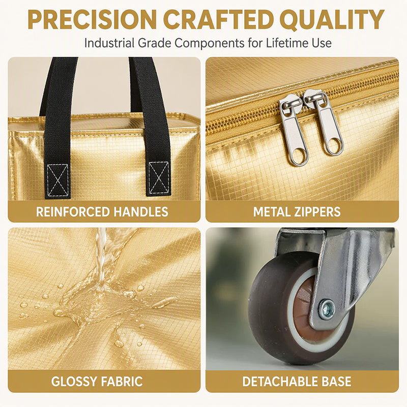 🥳2026 HOT SALE🥳💞50K+ SOLD! 🧳🛞 50% OFF! Large Waterproof Moving Bag with Wheels – Smooth swivel wheels, waterproof fabric & reinforced seams. Perfect for moving, dorm storage & seasonal quilts! 🏠✨