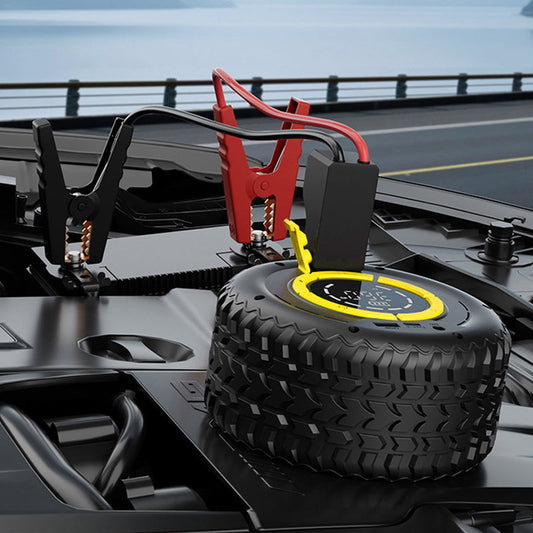 🥳2026 HOT SALE🥳💞50K+ SOLD! 🚗🔋 50% OFF! 2-in-1 Car Jump Starter & Tire Inflator – Jump starts 12V vehicles & inflates tires fast. 8000mAh battery, digital pressure display & auto shut‑off – your roadside rescue kit! 🛞✨