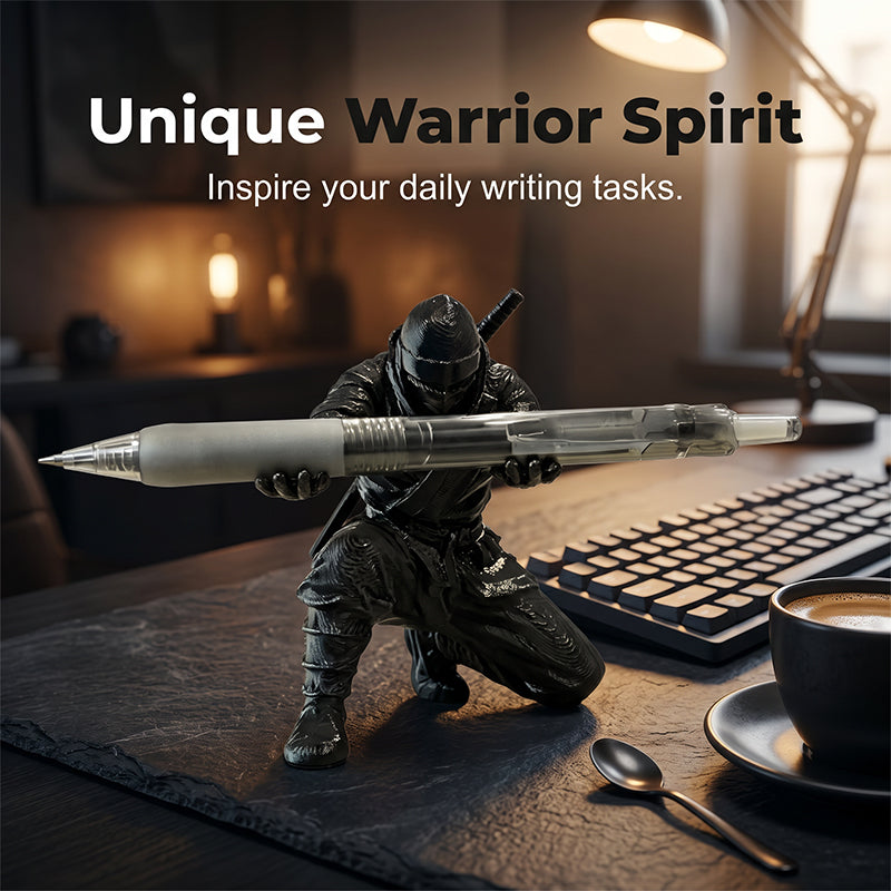 🥳2026 HOT SALE🥳💞50K+ SOLD! ⚔️🔥 Boring desk killing your vibe? This Ninja pen holder brings warrior spirit to your daily grind. Fits every pen, looks badass, and actually motivates you to write! 🖊️💪