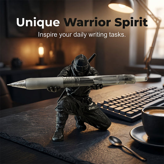 🥳2026 HOT SALE🥳💞50K+ SOLD! ⚔️🔥 Boring desk killing your vibe? This Ninja pen holder brings warrior spirit to your daily grind. Fits every pen, looks badass, and actually motivates you to write! 🖊️💪