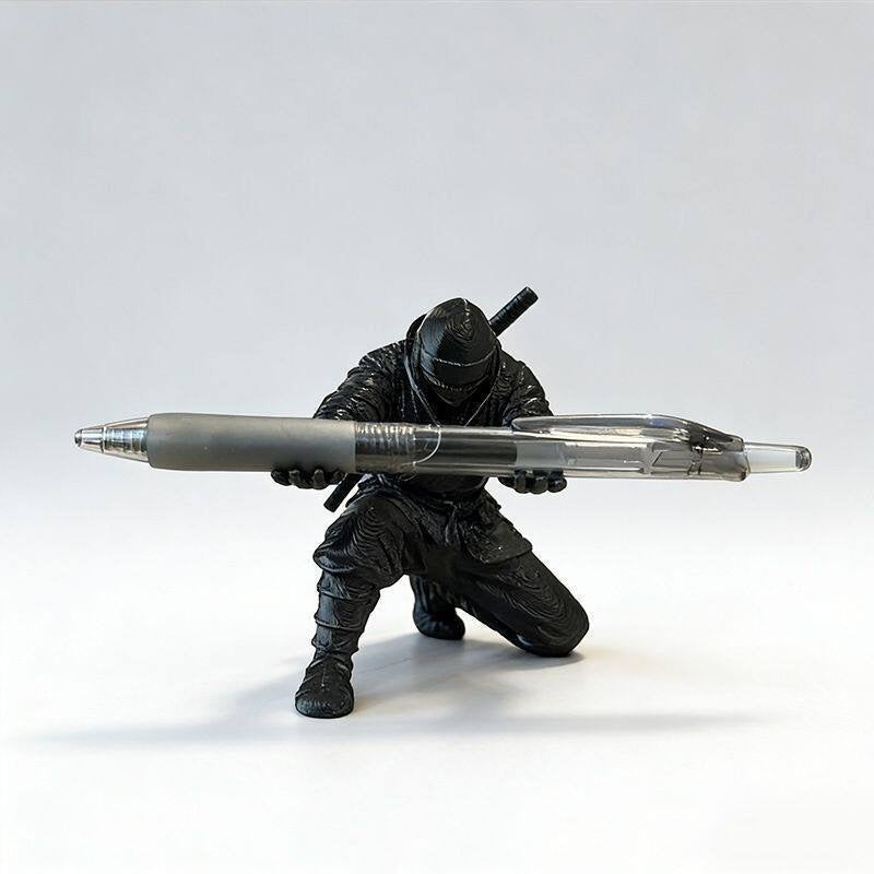 🥳2026 HOT SALE🥳💞50K+ SOLD! ⚔️🔥 Boring desk killing your vibe? This Ninja pen holder brings warrior spirit to your daily grind. Fits every pen, looks badass, and actually motivates you to write! 🖊️💪