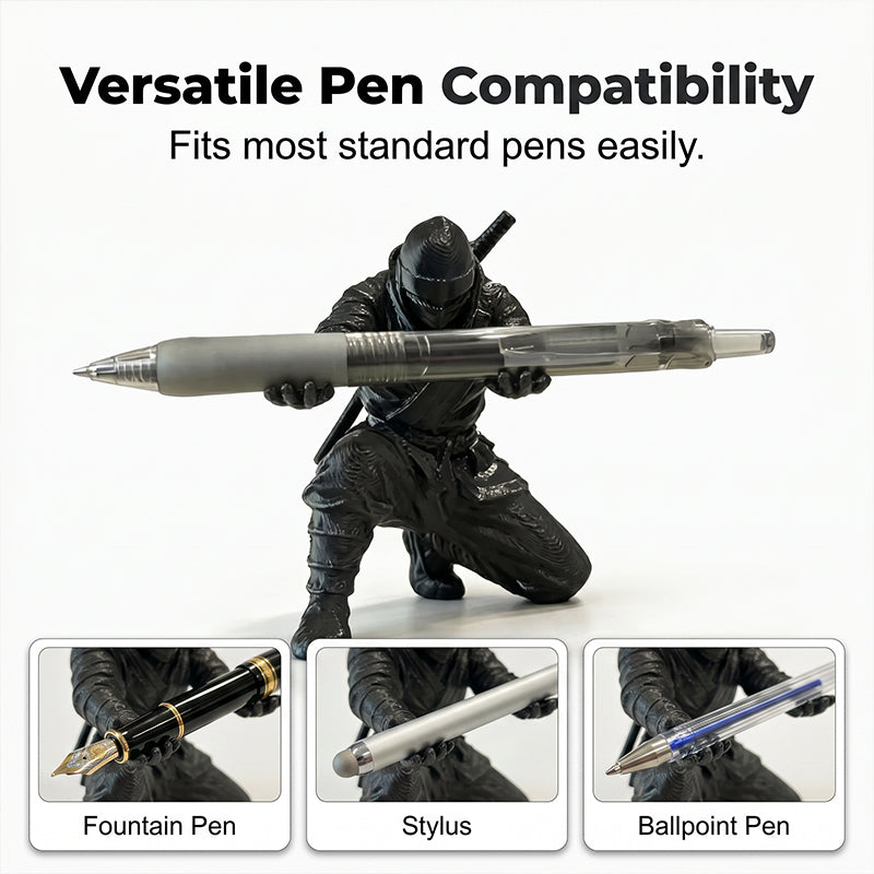 🥳2026 HOT SALE🥳💞50K+ SOLD! ⚔️🔥 Boring desk killing your vibe? This Ninja pen holder brings warrior spirit to your daily grind. Fits every pen, looks badass, and actually motivates you to write! 🖊️💪