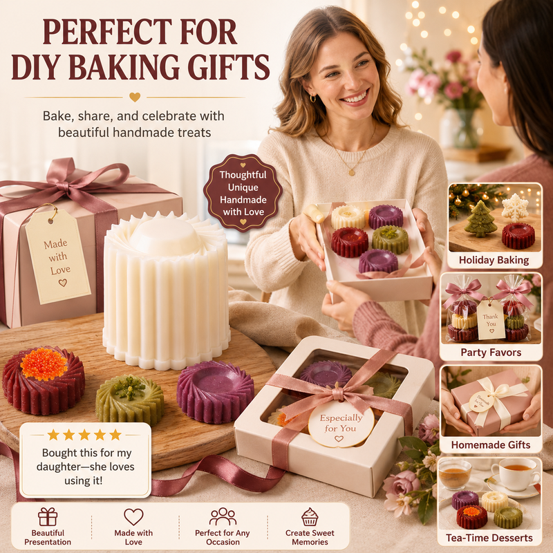 🥳2026 HOT SALE🥳💞50K+ SOLD! 🥮💦 50% OFF! Creative Pastry Mold – fully detachable design cleans in seconds, no trapped dough. Sharp engraved patterns leave professional-looking results. Baking made simple & fun! From £4.99! 🧼✅