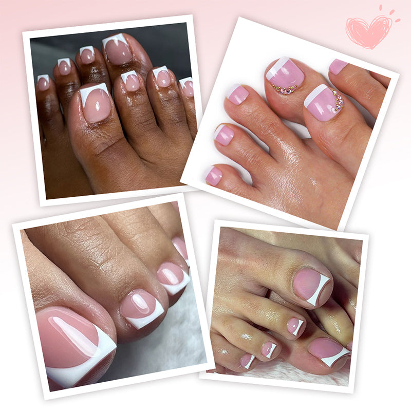 🥳2026 HOT SALE🥳💞50K+ SOLD! 💅✨ Press On Toe Nails – salon-quality pedicure in minutes, no mess. 150 pcs, long-lasting & reusable. Perfect for sandals & special occasions! 🦶💖