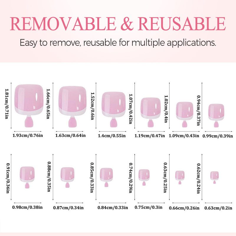 🥳2026 HOT SALE🥳💞50K+ SOLD! 💅✨ Press On Toe Nails – salon-quality pedicure in minutes, no mess. 150 pcs, long-lasting & reusable. Perfect for sandals & special occasions! 🦶💖