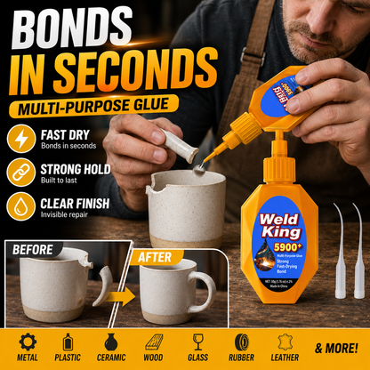 🥳2026 HOT SALE🥳💞15K+ SOLD! 🛠️💪 Quick-Dry Super Glue – bonds metal, wood, plastic, ceramic & more in seconds! No more binning favourite mugs or loose shoe soles – a tiny drop fixes everything! 🏠✅