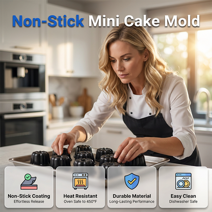 🥳2026 HOT SALE🥳💞50K+ SOLD! 🧁🎃 50% OFF! Non-Stick Pumpkin Cake Mold – premium carbon steel with superior non-stick coating, cakes release perfectly every time. No more broken cakes – just flawless pumpkin-shaped treats! 🍰✨