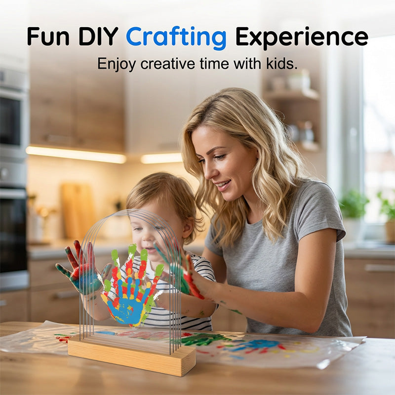 🥳2026 HOT SALE🥳💞50K+ SOLD! 🤝🖐️ 50% OFF! Family Handprint Keepsake Kit – capture your child's little hands in stunning 3D display. They grow up so fast – preserve today's tiny handprint forever. A treasure your family will cherish for generations! 🏠❤️