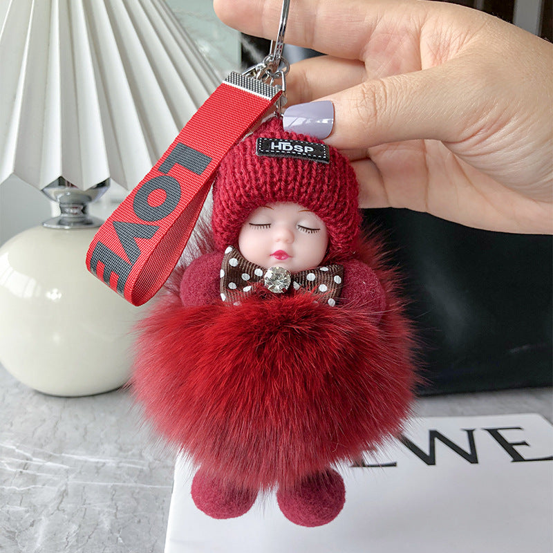 🥳2026 HOT SALE🥳💞50K+ SOLD! 🧸✨ 50% OFF! Soft Plush Doll Keychain – ultra-soft & irresistibly cute. Brighten your mood, cuddle anytime. Perfect for bags, keys & gifts! 💖💚