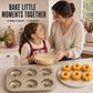 🥳2026 HOT SALE🥳💞50K+ SOLD! 🍰🧁 50% OFF! Mini Bundt Cake Pan – 3 unique shapes in one pan: classic, swirl & flower. Carbon steel heats evenly, non-stick releases perfectly. Bake 6 at once – perfect for tea parties & family treats! 🏠✨