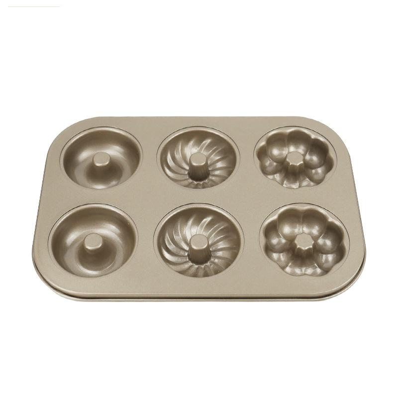 🥳2026 HOT SALE🥳💞50K+ SOLD! 🍰🧁 50% OFF! Mini Bundt Cake Pan – 3 unique shapes in one pan: classic, swirl & flower. Carbon steel heats evenly, non-stick releases perfectly. Bake 6 at once – perfect for tea parties & family treats! 🏠✨