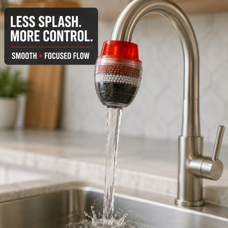 🥳2026 HOT SALE🥳💞50K+ SOLD! 💧🛡️ 50% OFF! Water Purifier – 5-layer filtration reduces sediments, rust & impurities. Transparent window shows when to replace – no guesswork. Cleaner water for cooking & washing! 🚰✅