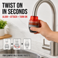 🥳2026 HOT SALE🥳💞50K+ SOLD! 💧🛡️ 50% OFF! Water Purifier – 5-layer filtration reduces sediments, rust & impurities. Transparent window shows when to replace – no guesswork. Cleaner water for cooking & washing! 🚰✅