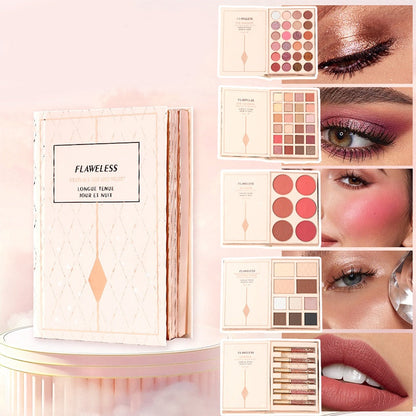 🥳2026 HOT SALE🥳💞50K+ SOLD! 🌸💄 LAST DAY 50% OFF! Magic Makeup Book – eyeshadow, blush, highlighter & lip gloss in one sleek palette. No more rummaging through drawers – everything you need is right here! Perfect Christmas gift for her! 🎄✨