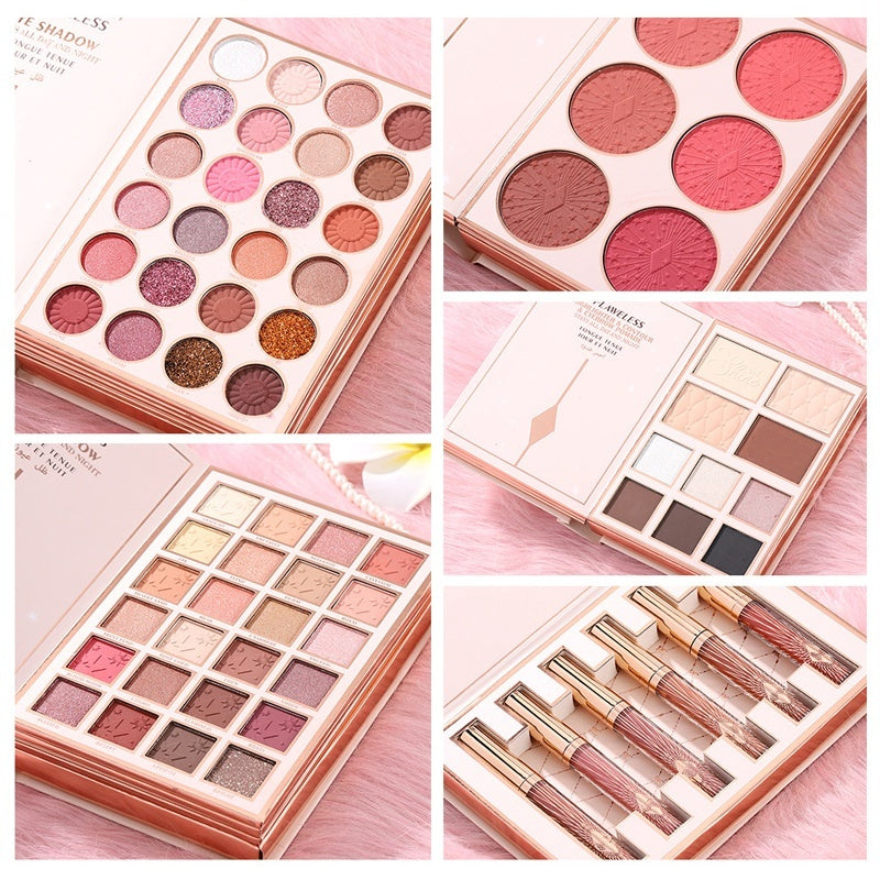 🥳2026 HOT SALE🥳💞50K+ SOLD! 🌸💄 LAST DAY 50% OFF! Magic Makeup Book – eyeshadow, blush, highlighter & lip gloss in one sleek palette. No more rummaging through drawers – everything you need is right here! Perfect Christmas gift for her! 🎄✨