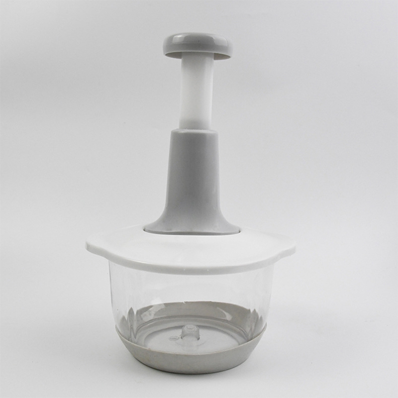 🥳2026 HOT SALE🥳💞50K+ SOLD! 🥩🥬 50% OFF! Manual Food Chopper – press the handle, no electricity needed. 3D stainless steel blades chop meat, veg, garlic & nuts in seconds. Perfect for baby food, fillings & sauces – effortless meal prep! 🔪✅