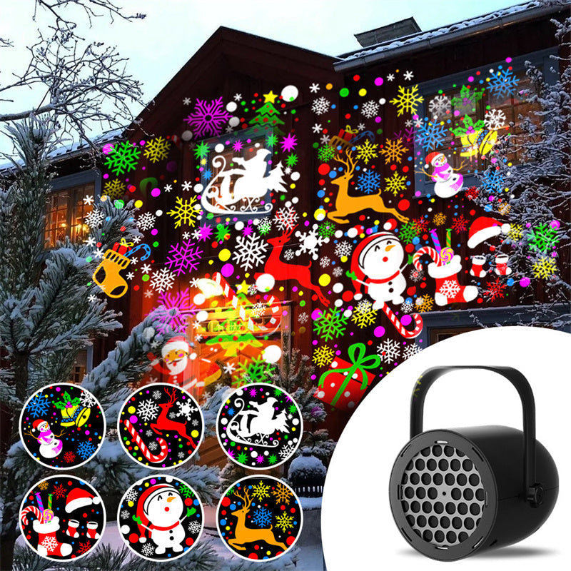🥳2026 HOT SALE🥳💞50K+ SOLD! 🎄✨ 50% OFF! 16-Pattern USB Christmas Projector Light – high-definition projection, USB powered & adjustable angle. Transform any room into a festive wonderland – perfect for parties & cosy nights! 🎅🌟