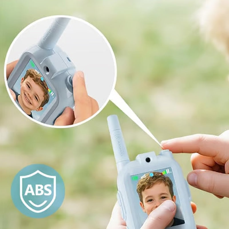 🥳2026 HOT SALE🥳💞50K+ SOLD! 📹🎮 50% OFF! Kids' Video Walkie Talkies – see & talk in real time, no Wi-Fi needed. One-press connection, 400m outdoor range & 3 funny voice-changing effects – spy missions just got real! 🕵️✨