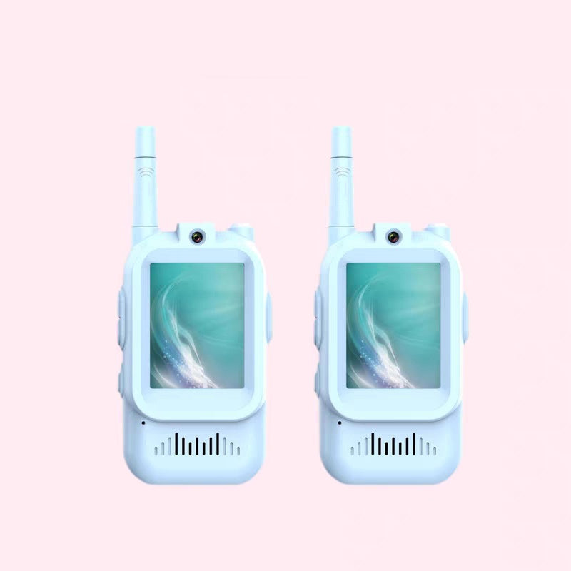 🥳2026 HOT SALE🥳💞50K+ SOLD! 📹🎮 50% OFF! Kids' Video Walkie Talkies – see & talk in real time, no Wi-Fi needed. One-press connection, 400m outdoor range & 3 funny voice-changing effects – spy missions just got real! 🕵️✨