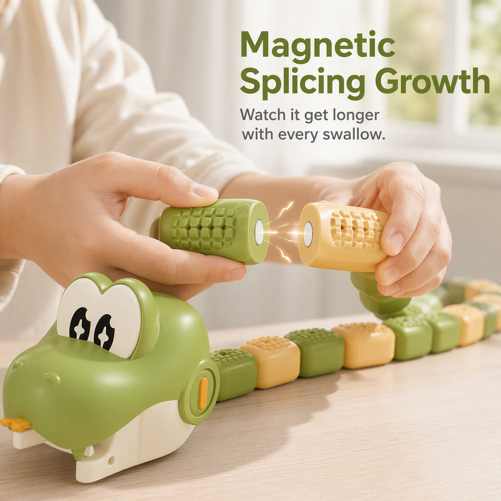 🥳2026 HOT SALE🥳💞50K+ SOLD! 🐍💥 50% OFF! RC Battle Snake – magnetic tail segments grow as it moves – just like a video game, but real! Remote controlled, snaking action. Gets kids off screens & onto the floor – fun for the whole family! 🕹️✨