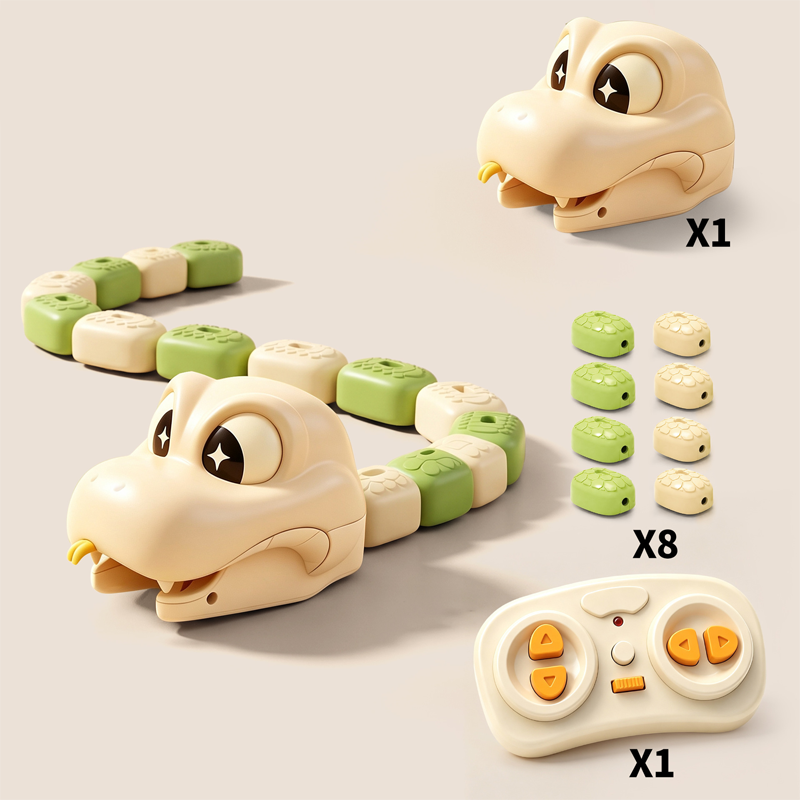 🥳2026 HOT SALE🥳💞50K+ SOLD! 🐍💥 50% OFF! RC Battle Snake – magnetic tail segments grow as it moves – just like a video game, but real! Remote controlled, snaking action. Gets kids off screens & onto the floor – fun for the whole family! 🕹️✨