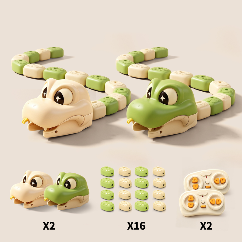 🥳2026 HOT SALE🥳💞50K+ SOLD! 🐍💥 50% OFF! RC Battle Snake – magnetic tail segments grow as it moves – just like a video game, but real! Remote controlled, snaking action. Gets kids off screens & onto the floor – fun for the whole family! 🕹️✨