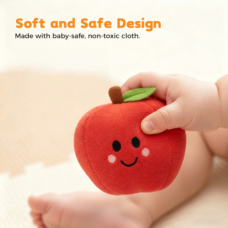 🥳2026 HOT SALE🥳💞50K+ SOLD! 🍎🥕 50% OFF! Sensory Fruits & Veggies Plush Toys – crinkly textures, bright colours & soft cloth. Builds early vocabulary, colour recognition & healthy eating habits – fun learning for little hands! 🧸✨