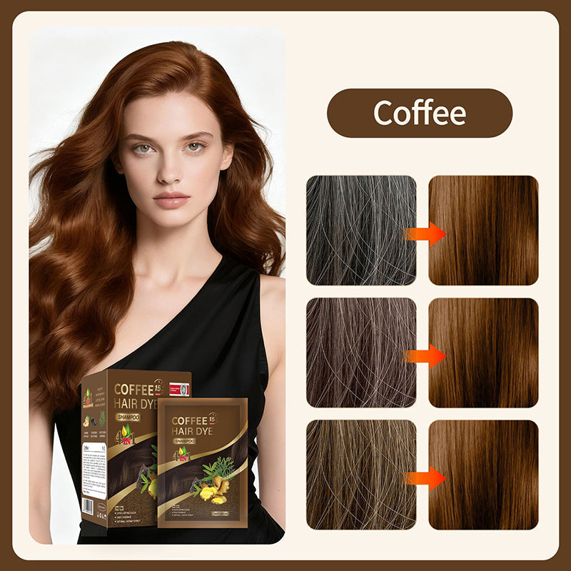 🥳2026 HOT SALE🥳💞50K+ SOLD! 🌸🌿 4‑in‑1 Herbal Hair Dye Shampoo – cleans, conditions, colours & repairs in one wash. Covers greys root‑to‑tip. Plant‑based, gentle formula – no messy mixing, no salon visits! 💇‍♀️✨