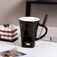 🥳2026 HOT SALE🥳💞50K+ SOLD! 🍫🕯️ 50% OFF! Ceramic Chocolate Fondue Mug – tealight warming keeps chocolate & cheese melted, includes dipping fork. Fun for dates & Christmas gatherings! 🎄💚