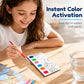 🥳2026 HOT SALE🥳💞50K+ SOLD! 🎨🖌️ Pocket Watercolor Book – built-in pigments, just add water! No messy tubes, no bulky sets. 7 themes: fairy tales, dinosaurs, ocean & more. Tear out masterpieces to share – perfect for car trips & quiet afternoons! 🌟👶