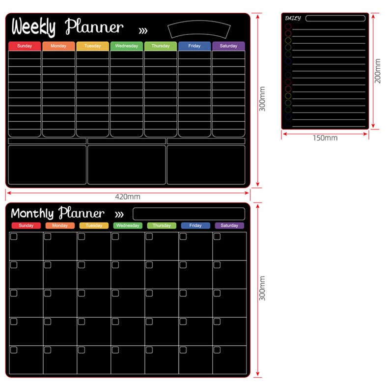 🥳2026 HOT SALE🥳💞50K+ SOLD! 🗓️🧲 50% OFF! Magnetic Erasable Calendar Set – 3 boards for daily, weekly & monthly planning. Sticks to your fridge – reminders, shopping lists & chores all in one place. Never forget a thing again! ✍️✅