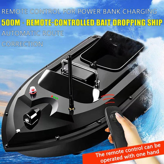 🥳2026 HOT SALE🥳💞50K+ SOLD! 🎣🚤 50% OFF! Auto Bait Feeding Boat – 500m remote control, dual motors & propellers – sends bait exactly where you want it. 1.5kg load, 2–5hr battery life, LED light for night fishing. No more wasted bait – just more bites! 🐟✨