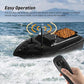 🥳2026 HOT SALE🥳💞50K+ SOLD! 🎣🚤 50% OFF! Auto Bait Feeding Boat – 500m remote control, dual motors & propellers – sends bait exactly where you want it. 1.5kg load, 2–5hr battery life, LED light for night fishing. No more wasted bait – just more bites! 🐟✨