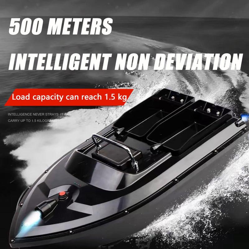 🥳2026 HOT SALE🥳💞50K+ SOLD! 🎣🚤 50% OFF! Auto Bait Feeding Boat – 500m remote control, dual motors & propellers – sends bait exactly where you want it. 1.5kg load, 2–5hr battery life, LED light for night fishing. No more wasted bait – just more bites! 🐟✨