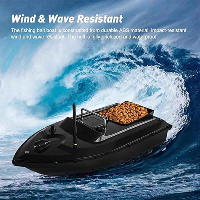 🥳2026 HOT SALE🥳💞50K+ SOLD! 🎣🚤 50% OFF! Auto Bait Feeding Boat – 500m remote control, dual motors & propellers – sends bait exactly where you want it. 1.5kg load, 2–5hr battery life, LED light for night fishing. No more wasted bait – just more bites! 🐟✨